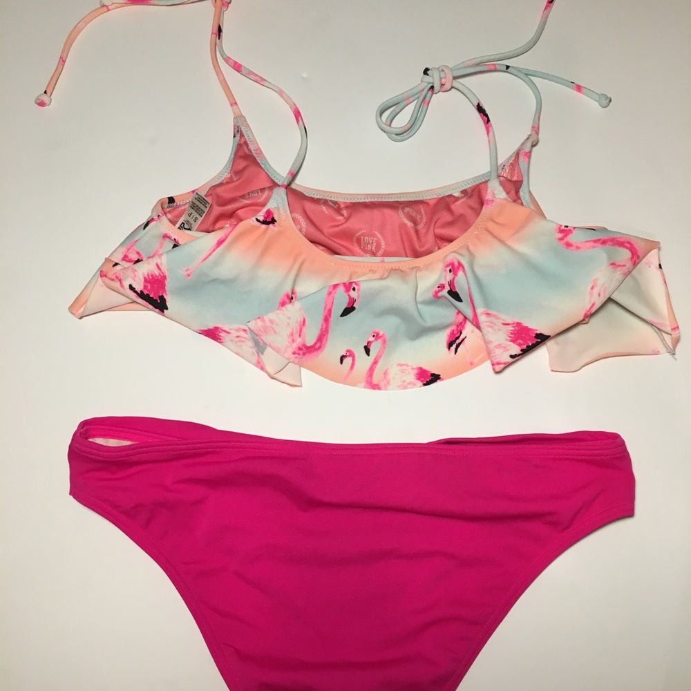 VS Pink Flamingo 2 piece bikini Swimsuit